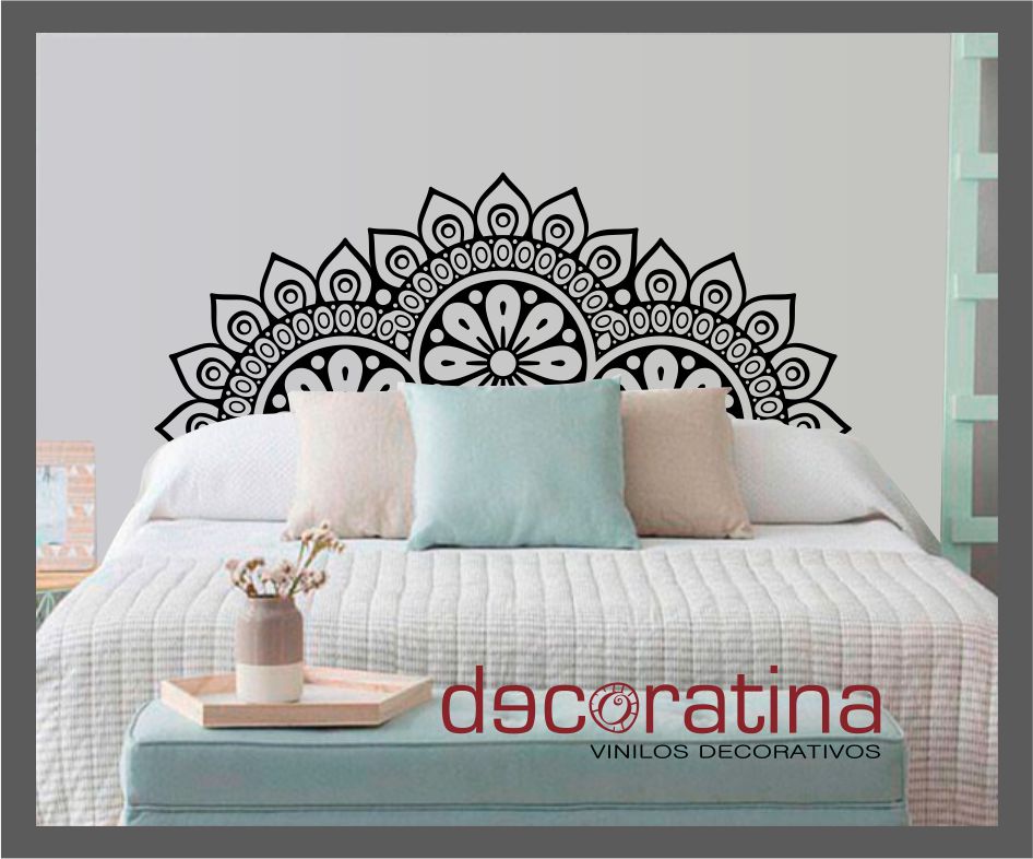 Vinilo Decorativo Cabezal cama "Indie"
