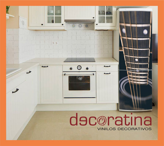 Vinilo Decorativo Nevera "Guitarra"