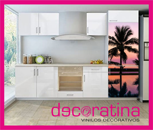 Vinilo Decorativo Nevera "Sunset"