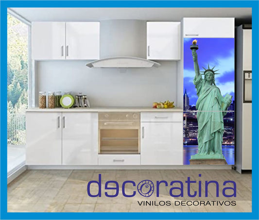 Vinilo Decorativo Nevera "Libertad"