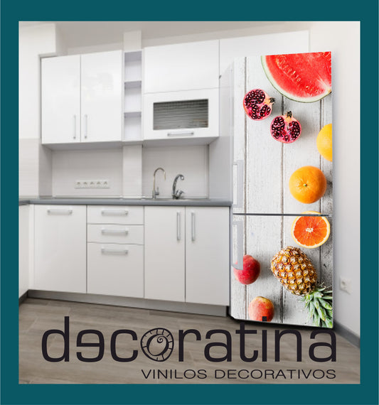 Vinilo Decorativo Nevera "Frutas"