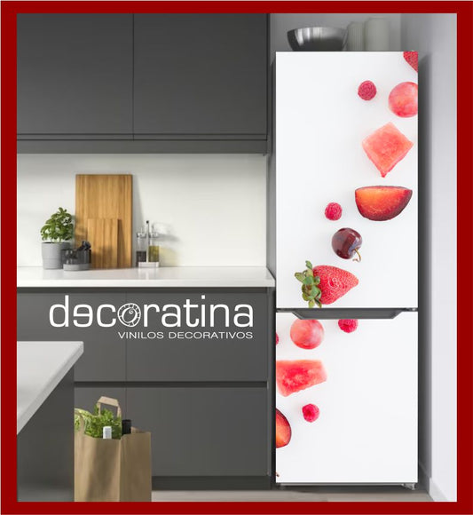 Vinilo Decorativo Nevera "Frutos Rojos2"