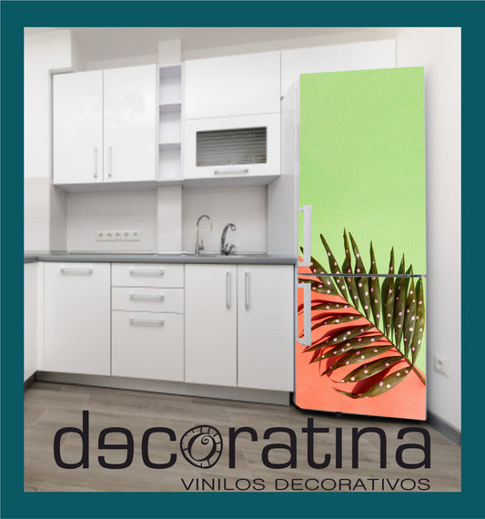 Vinilo decorativo Nevera "Leaf"