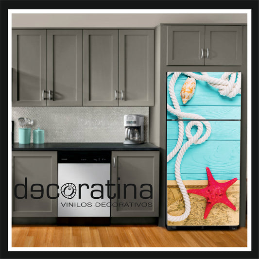 Vinilo Decorativo Nevera "Big starfish"